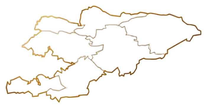 Карта Кыргызстана